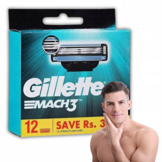 Náboje do žiletiek Gillette Mach3 12 ks.