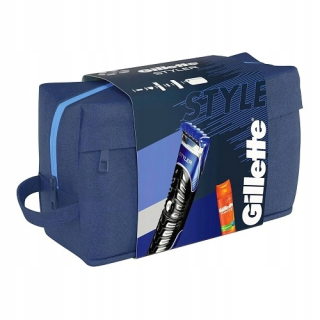 Styler Gillette Set + príslušenstvo + gél na holenie