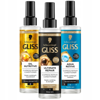 Gliss Ultimate Repair Express Conditioner Mix 200 ml x3
