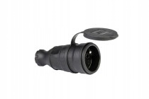 Zásuvka - Gumová zásuvka s uzemnením 16A IP44 NOVA F6.0368