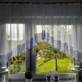 Hotová záclona - Ready Curtain Curtain Veil Arc Guipiura 300*110 cm