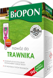 Granulované trávnikové hnojivo 5kg Biopon