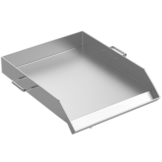 VEVOR Gril 40,6x45,7x8CM Nerezová oceľ 5KG Hmotnosť balenia strieborná