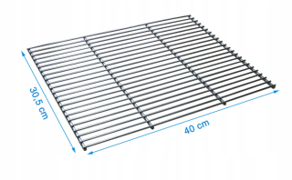Nerezový grilovací rošt 40x30,5cm fi3mm