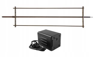 Grilovací špíz 80 cm a 15W motor 230V do 60 kg