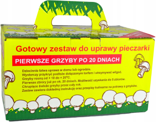 Huby na pestovanie - Súprava na pestovanie húb Hawlik Euro-Pilzbrut H-4880