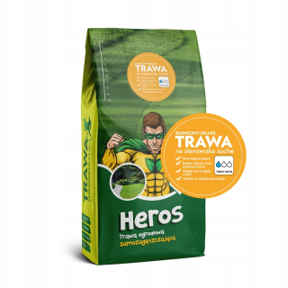HEROS tráva na suché plochy 1kg - krásny trávnik - zelený koberec -