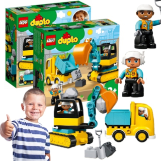 LEGO Duplo 10931 Nákladné a pásové rýpadlo
