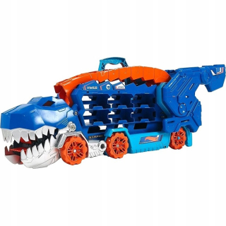Autodráha - HNG50 Hot Wheels Transportér T-Rex tapiséria sv.