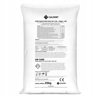 Fertygold WSP 10-5-38 + 3MgO + ME – 25 kg