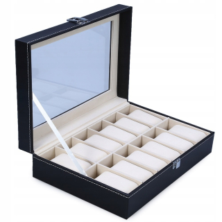 BOX POUZDRO ORGANIZÁTOR NA HODINKY BOX 12 ks