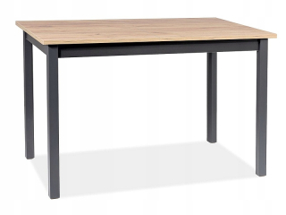 Rozťahovací stôl Signal Scandinavian obdĺžnikový 125 x 75 x 75 cm čierny