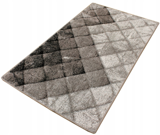 Kvalitný 3D vyrezávaný koberec 100x160 z Heat-Set Fryz vlákien