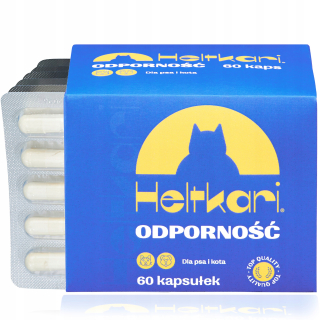 Heltkari na imunitu 60 kapsúl beta glukán hmb doplnok pre mačky a psy