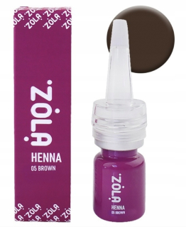 Prášková henna na obočie ZOLA 05 Hnedá 5g