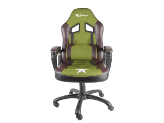 Herná stolička Genesis Nitro 330 z ekokože, zelená