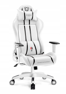 Herné kreslo Diablo Chairs X-One 2.0, biela ekokoža