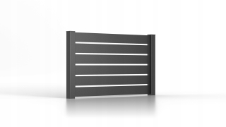 Hliníkové rozpätie plotu, palisádový panel, kolekcia linea, výrobca