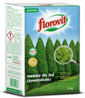 Florovit hnojivo na tuje stromovitú 100 DNÍ 1kg