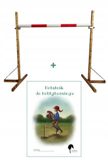 Hobby horse prekážka v štýle loft, reg. výška impregnovaná, stabilná!