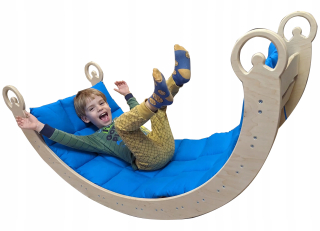 Hračka Rocker Baby XXL veľká 120 cm Rocker Montessori Hojdačka preglejka