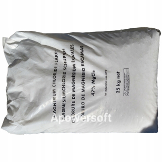 Chlorid horečnatý hexahydrát 25kg ekologická cestná soľ