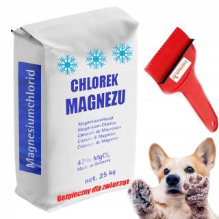 Chlorid horečnatý Technický ľad topiaci sa lepšie ako cestná soľ 25 kg