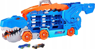 Autodráha - Hot Wheels City T-Rex Mega Transporter HNG50
