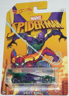 Hot Wheels DWD20 Asst. DWD14 MARVEL SPIDER-MAN DRIFT KING