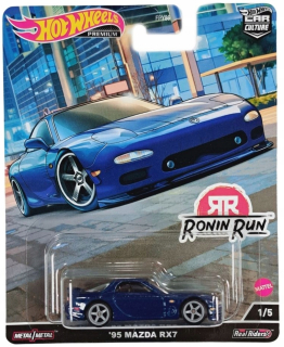 Sada autíčok - Hot Wheels Premium 95 MAZDA RX7 RONIN RUN HCK13