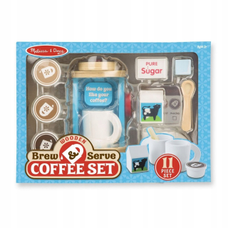 Detské hračky Drevený espresso set Melisa