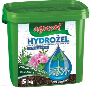Hydrogélový prípravok na uchovávanie vody 5kg AGRECOL