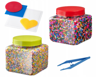 Kreatívna sada - Ikea pyssla žehliace korálky + podložky