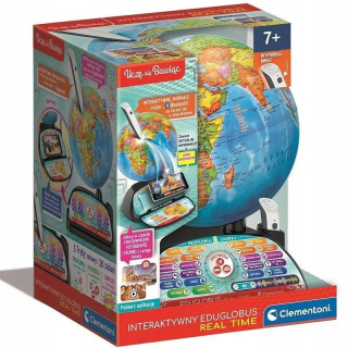 INTERAKTÍVNY GLOBUS EDUGLOBUS DIGITAL + APLIKÁCIA ZÁBAVNÉ UČENIE CLEMENTONI