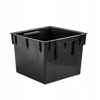 Prosperplast kvetináč 26,5 cm x 26,5 x 20 cm plastový čierny