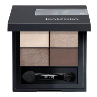 IsaDora Eye Shadow Quartet 04 Cappuccino štvornásobné očné tiene 4g