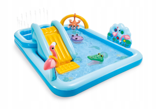 Intex 57161 obdĺžnikový nafukovací bazén 244 x 198 cm