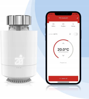Inteligentný radiátorový termostat Hlava termostatu. - ETERSKY SEA802 B01