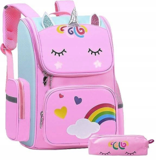 Školská taška - batoh Unicorn Set s peračníkom