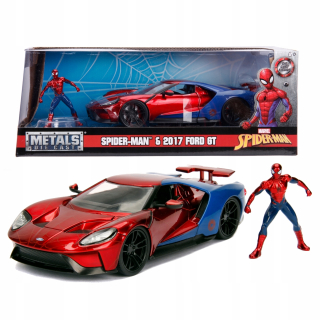 Rozpravkové auto - Zje hračky Auto Ford GT Spiderman Marvel Car