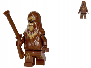 Jedinečné LEGO STAR WARS - Wookie + zbraň! (Odznak ramena) 75084 sw0627
