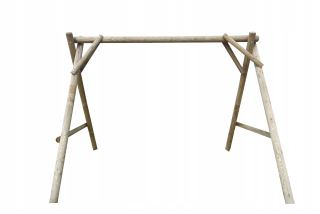 Jednoduchá drevená hojdačka (250 cm paleta)