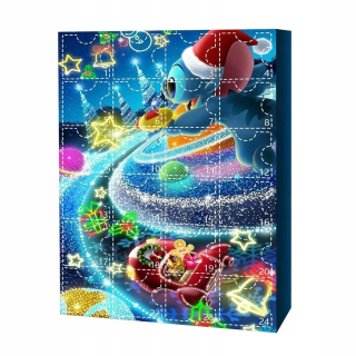 Adventný kalendár - Advent Calendar Hračky obdĺžnika 24 ks