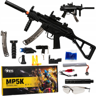 Detská pištoľ - MP5 pušková pištoľ Automatické gélové gule CSGO