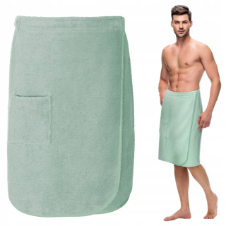 Saunový uterák - Saunový kilt 70 x 153 cm odtiene zelenej