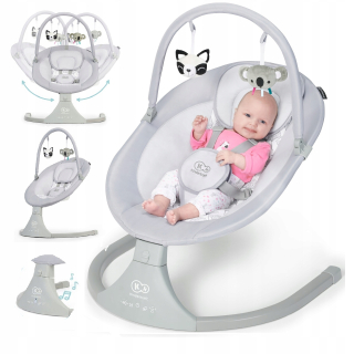 Dojčenské lehátko - Kinderkraft Luli Electric Deckchair Bujaczek 2in1