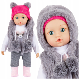 Bábika New Born Baby - Kinderplay Interactive Doll Baby hovorí oblečenie