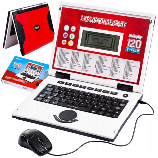 Detský notebook - Kinderplay vzdelávací notebook pre deti 120 možností