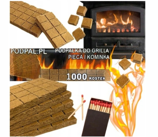 KINDLING KINDLING VEĽKÝ NA GRIL, KACHLE, KRB 1000 ks kociek 2,5kg ZDARMA