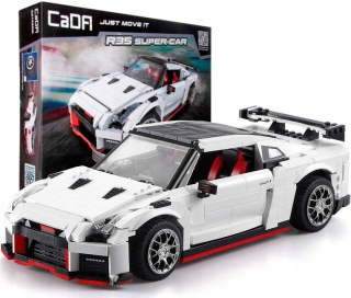 Stavebnica, slamky - AUTO TECHNIC CaDA C61020W 1322el NISSAN GTR BLOK